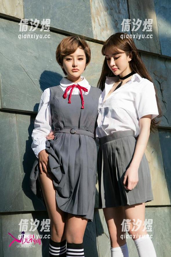 UGirls尤果网 - 张雪馨双马尾合集：马尾轮番上阵呐，你选哪个？