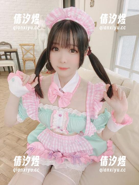 shimo霜月带来肉丝cos，像是夏天的西瓜，清爽又让人意犹未尽。