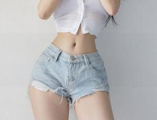 微密圈 – 牛仔短裤搭配你文茜的日常美，图集下载邀请你来玩！